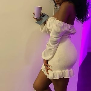 Off-the-Shoulder Mini Dress